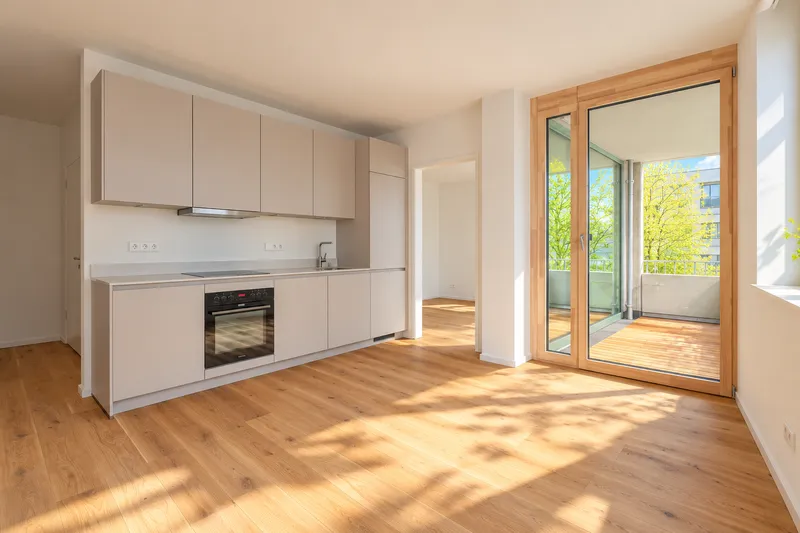 Letzte verfügbare Wohnung im Neubau Westend – 2 Zimmer, Balkon, Einbauküche & Duschbad — photo 1